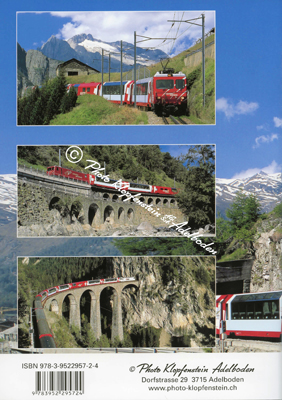 Travel guide Glacier Express in english